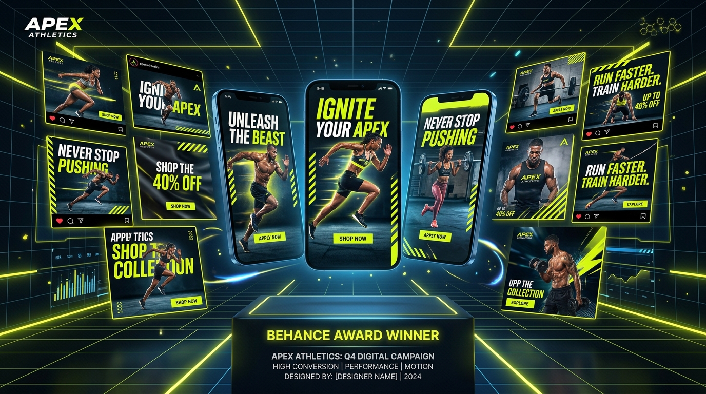Velocity Gym — High-Energy Social Creative Kit