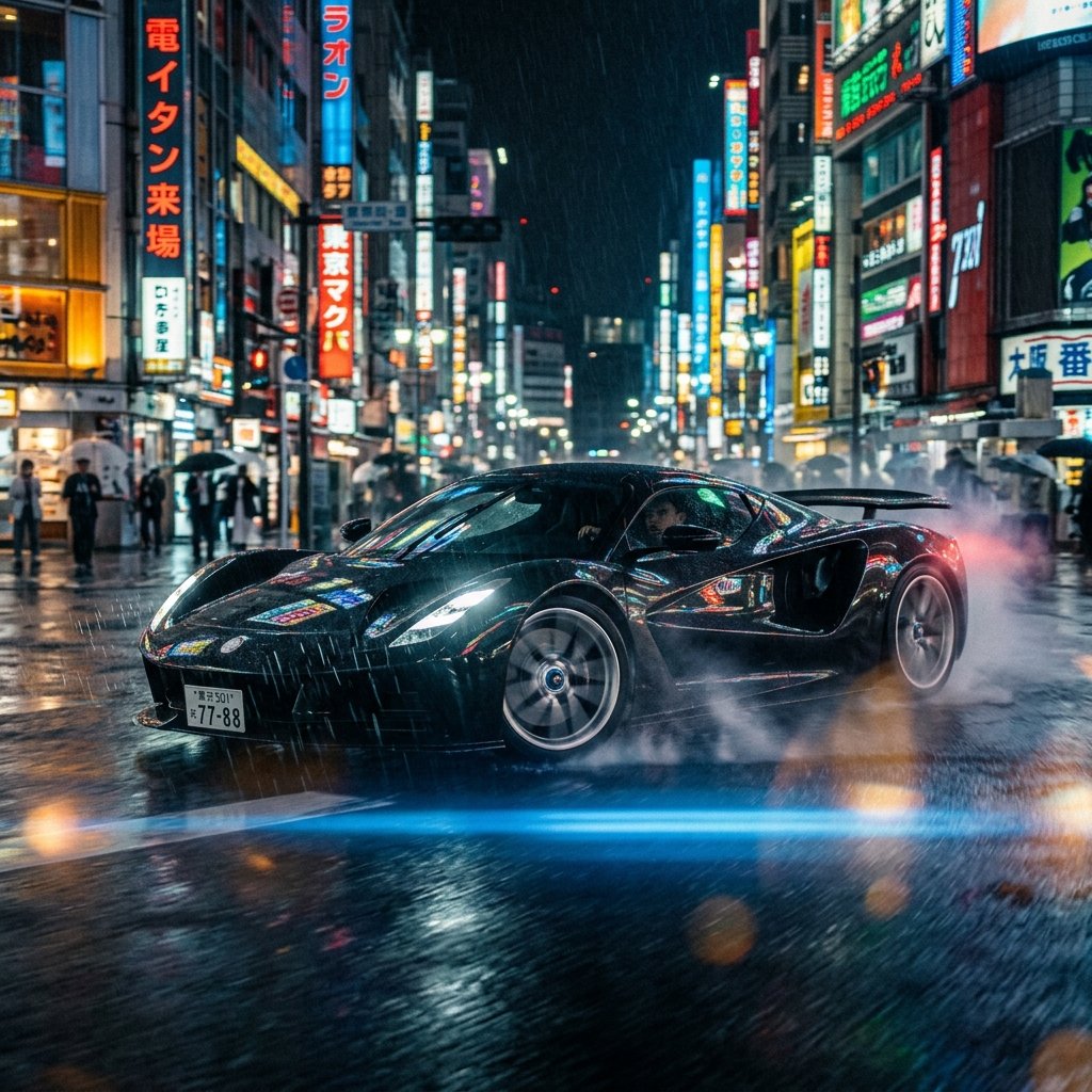Apex Hypercar — Tokyo Night Drift Commercial